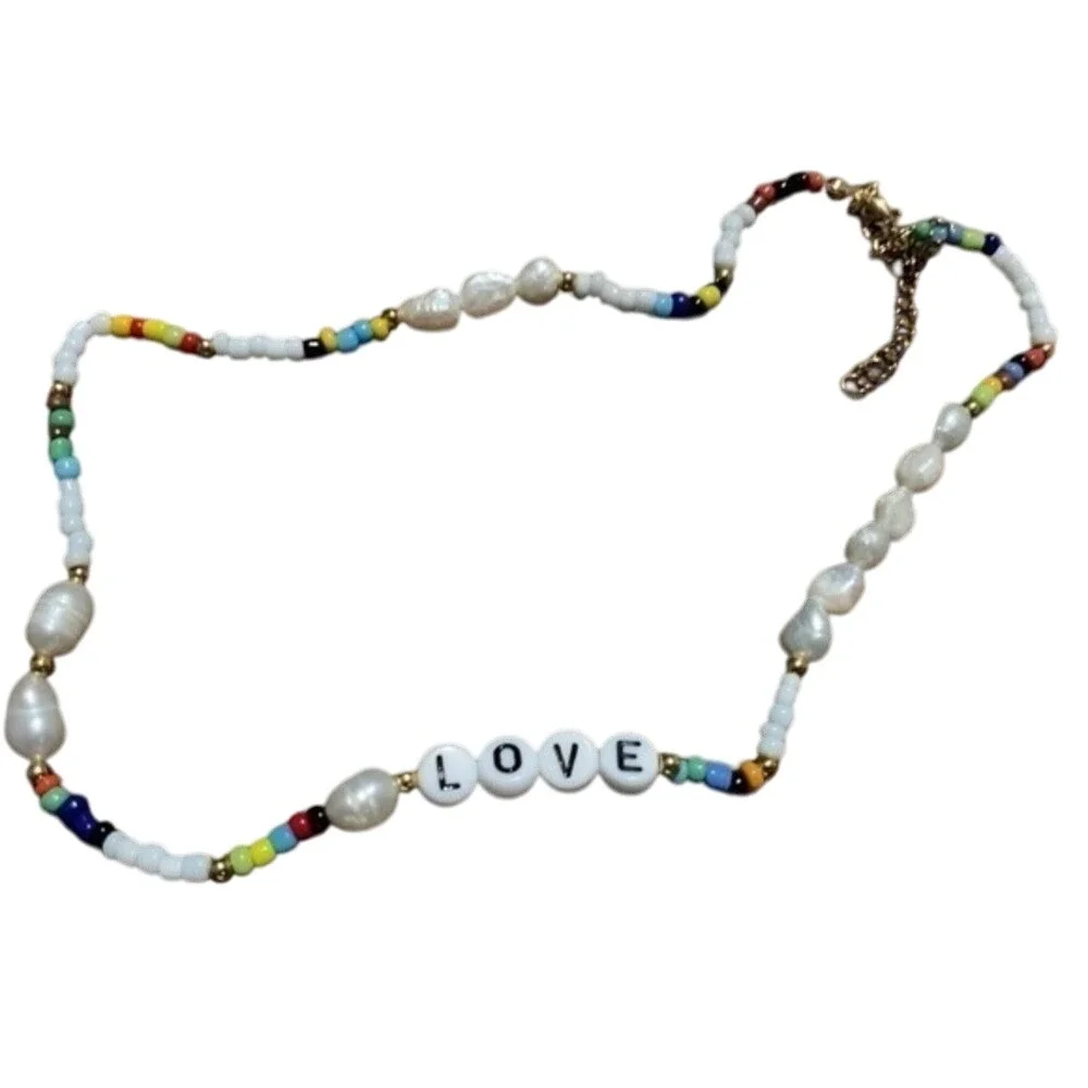 Colorful‎ Beaded Kids Necklace